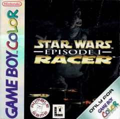 Star Wars Episode I: Racer for the Nintendo Game Boy Color Front Cover Box Scan