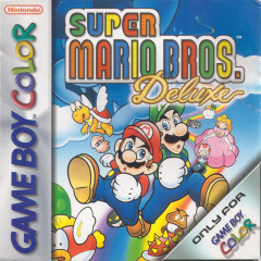 Super Mario Bros. Deluxe for the Nintendo Game Boy Color Front Cover Box Scan