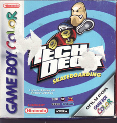 Tech Deck Skateboarding for the Nintendo Game Boy Color Front Cover Box Scan