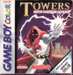 Towers: Lord Baniff's Deceit for the Nintendo Game Boy Color Front Cover Box Scan