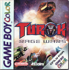Turok: Rage Wars for the Nintendo Game Boy Color Front Cover Box Scan