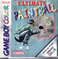 Ultimate Paintball for the Nintendo Game Boy Color Front Cover Box Scan