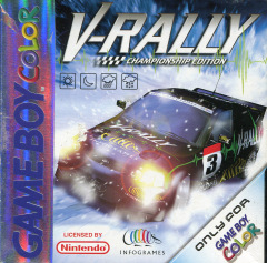 V-Rally: Championship Edition for the Nintendo Game Boy Color Front Cover Box Scan