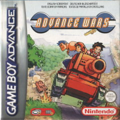 Advance Wars for the Nintendo Game Boy Advance Front Cover Box Scan