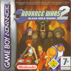 Advance Wars 2: Black Hole Rising for the Nintendo Game Boy Advance Front Cover Box Scan