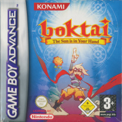 Boktai: The Sun is in Your Hand for the Nintendo Game Boy Advance Front Cover Box Scan