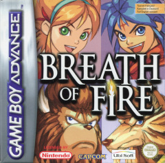 Breath of Fire for the Nintendo Game Boy Advance Front Cover Box Scan