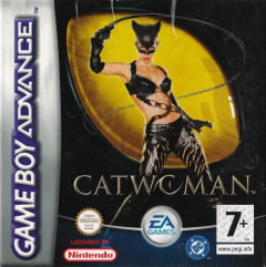 Catwoman for the Nintendo Game Boy Advance Front Cover Box Scan