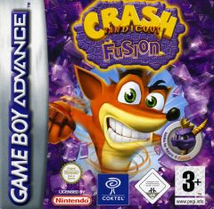 Crash Bandicoot Fusion for the Nintendo Game Boy Advance Front Cover Box Scan