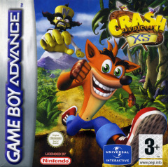 Crash Bandicoot XS for the Nintendo Game Boy Advance Front Cover Box Scan