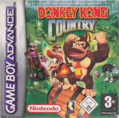 Donkey Kong Country for the Nintendo Game Boy Advance Front Cover Box Scan