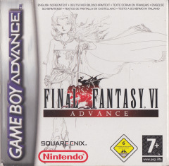 Final Fantasy VI Advance for the Nintendo Game Boy Advance Front Cover Box Scan
