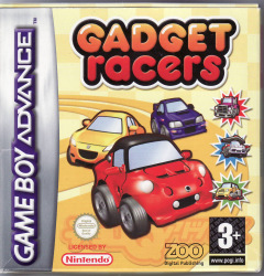 Gadget Racers for the Nintendo Game Boy Advance Front Cover Box Scan