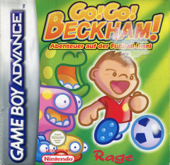 Go! Go! Beckham! Adventure on Soccer Island for the Nintendo Game Boy Advance Front Cover Box Scan