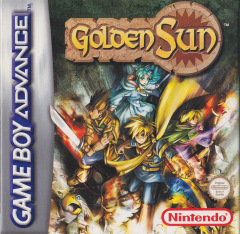 Golden Sun for the Nintendo Game Boy Advance Front Cover Box Scan
