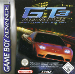 GT 3 Advance: Pro Concept Racing for the Nintendo Game Boy Advance Front Cover Box Scan