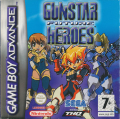 Gunstar Future Heroes for the Nintendo Game Boy Advance Front Cover Box Scan