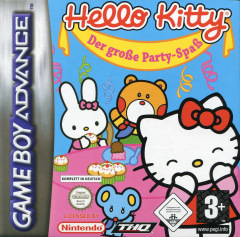 Hello Kitty: Happy Party Pals for the Nintendo Game Boy Advance Front Cover Box Scan