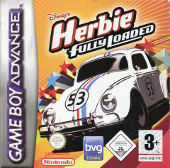 Herbie (Disney's): Fully Loaded for the Nintendo Game Boy Advance Front Cover Box Scan