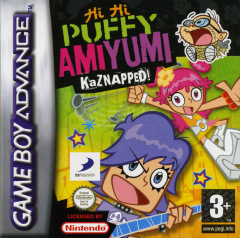 Hi Hi Puffy AmiYumi: Kaznapped! for the Nintendo Game Boy Advance Front Cover Box Scan
