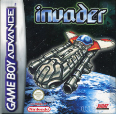 Invader for the Nintendo Game Boy Advance Front Cover Box Scan