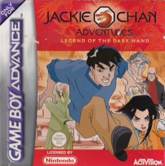 Jackie Chan Adventures: Legend of the Dark Hand for the Nintendo Game Boy Advance Front Cover Box Scan