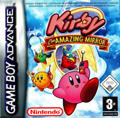 Kirby & the Amazing Mirror for the Nintendo Game Boy Advance Front Cover Box Scan