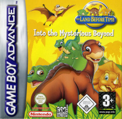 The Land Before Time: Into the Mysterious Beyond for the Nintendo Game Boy Advance Front Cover Box Scan