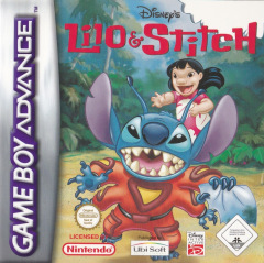 Lilo & Stitch (Disney's) for the Nintendo Game Boy Advance Front Cover Box Scan