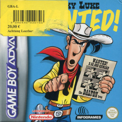 Lucky Luke: Wanted! for the Nintendo Game Boy Advance Front Cover Box Scan