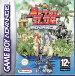Metal Slug Advance for the Nintendo Game Boy Advance Front Cover Box Scan