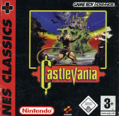 NES Classics 12: Castlevania for the Nintendo Game Boy Advance Front Cover Box Scan