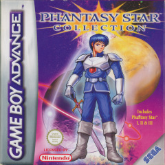 Phantasy Star Collection for the Nintendo Game Boy Advance Front Cover Box Scan