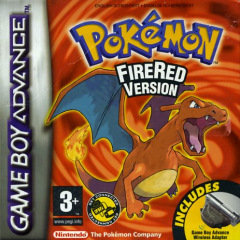 Pokémon: Fire Red Version for the Nintendo Game Boy Advance Front Cover Box Scan