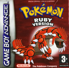 Pokémon: Ruby Version for the Nintendo Game Boy Advance Front Cover Box Scan