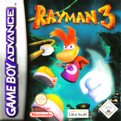 Rayman 3 for the Nintendo Game Boy Advance Front Cover Box Scan