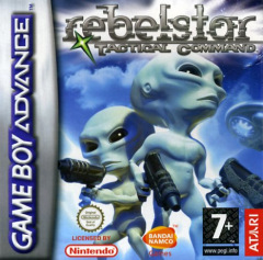 Rebelstar: Tactical Command for the Nintendo Game Boy Advance Front Cover Box Scan