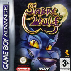 Sabre Wulf for the Nintendo Game Boy Advance Front Cover Box Scan