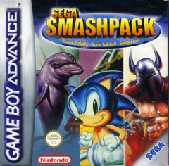 Sega Smashpack for the Nintendo Game Boy Advance Front Cover Box Scan