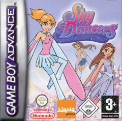 Sky Dancers for the Nintendo Game Boy Advance Front Cover Box Scan