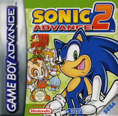 Sonic Advance 2 for the Nintendo Game Boy Advance Front Cover Box Scan
