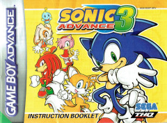 Scan of Sonic Advance 3