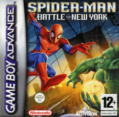 Spider-Man: Battle for New York for the Nintendo Game Boy Advance Front Cover Box Scan
