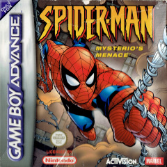 Spider-Man: Mysterio's Menace for the Nintendo Game Boy Advance Front Cover Box Scan