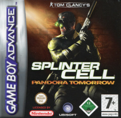 Tom Clancy's Splinter Cell: Pandora Tomorrow for the Nintendo Game Boy Advance Front Cover Box Scan