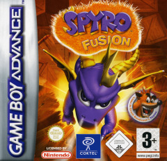 Spyro Fusion for the Nintendo Game Boy Advance Front Cover Box Scan