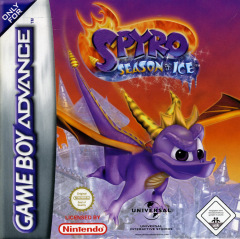 Spyro: Season of Ice for the Nintendo Game Boy Advance Front Cover Box Scan
