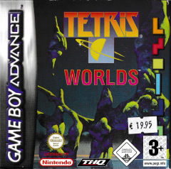 Tetris Worlds for the Nintendo Game Boy Advance Front Cover Box Scan