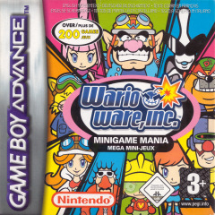 Wario Ware, Inc.: Minigame Mania for the Nintendo Game Boy Advance Front Cover Box Scan