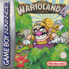WarioLand 4 for the Nintendo Game Boy Advance Front Cover Box Scan